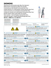 Siemens 3VA9278-0CB10 Instructivo