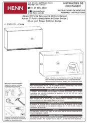 HENN C502-131 Instrucciones De Montaje