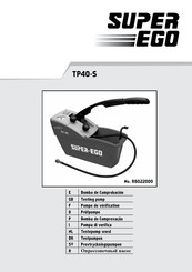 Super Ego R6022000 Manual De Instrucciones