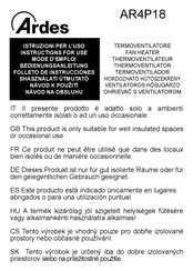 ARDES AR4P18 Folleto De Instrucciones