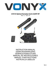 Vonyx 103.115 Manual De Instrucciones