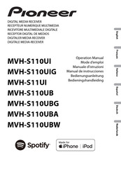 Pioneer MVH-S11UBW Manual De Instrucciones