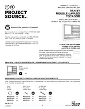 Project Source V36631-PS Instrucciones De Montaje