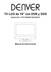 Denver TFD-1945DVBT BLACK Manual De Instrucciones