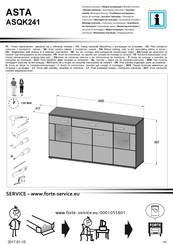 Forte ASTA ASQK241 Instrucciones De Montaje