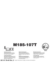 McCulloch M185-107T Manual De Instrucciones