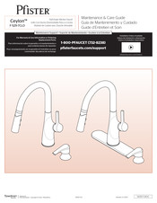 Pfister Ceylon F-529-7CLO Guía De Mantenimiento Y Cuidado