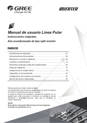 Gree Pular GWH12AGC-K3DNA1O Manual De Usuario