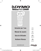 Esselte DYMO RhinoPRO 5000 Manual De Usuario