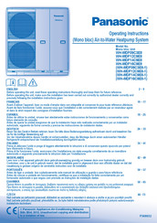 Panasonic WH-MDF12C9E8 Manual De Instrucciones