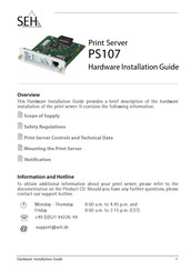 SEH PS107 Guia De Instalacion