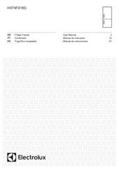 Electrolux KNT4FD18S Manual De Instrucciones