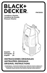 Black and Decker PW1300S Manual De Instrucciones