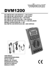 Velleman DVM1200 Manual Del Usuario