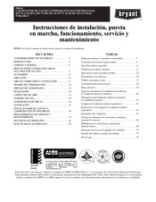 Bryant 926SA Instrucciones De Instalación