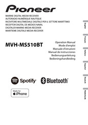 Pioneer MVH-MS510BT Manual De Instrucciones