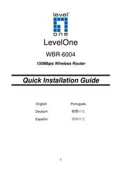 LevelOne WBR-6004 Guía De Instalación Rápida