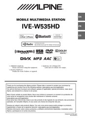 Alpine IVE-W535HD Manual De Operación