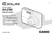 Casio EXILIM EX-Z700 Guia Del Usuario