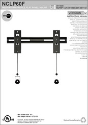 Omnimount NCLP60F Manual De Instrucciones