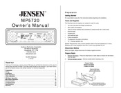 Jensen MP5720 Manual Del Propietário