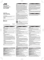 Jvc HA-FX29BT Manual De Instrucciones