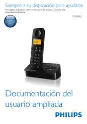 Philips D200/EU Documentación Del Usuario Ampliada