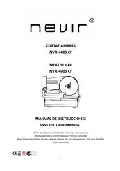 Nevir NVR-4005 CF Manual De Instrucciones