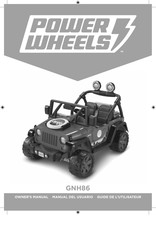 Power Wheels GNH86 Manual Del Usuario