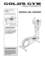 Gold's Gym STRIDE TRAINER 410 Manual Del Usuario