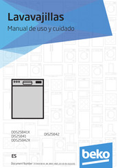 Beko DIS25841 Manual De Uso Y Cuidado