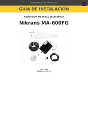 Nikrans MA-600FG Guia De Instalacion