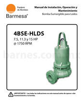 Barmesa 4BSE-HLDS Manual De Instalación, Operación Y Mantenimiento