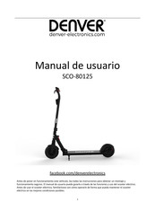 Denver Electronics SCO-80125 Manual De Usuario