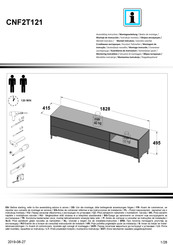 Forte CNF2T121 Instrucciones De Montaje