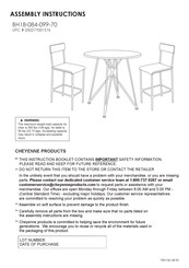 Better Homes and Gardens BH18-084-099-70 Instrucciones Para Armar