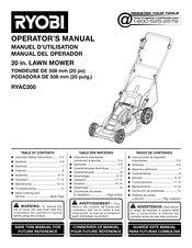 Ryobi RYAC200 Manual Del Operador