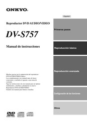 Onkyo DV-S757 Manual De Instrucciones