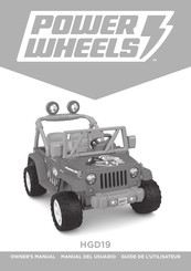 Power Wheels HGD19 Manual Del Usuario