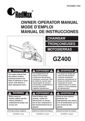 RedMax GZ400 Manual De Instrucciones