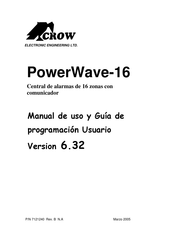 Crow PowerWave-16 Manual De Uso Y Guía De Programación Usuario