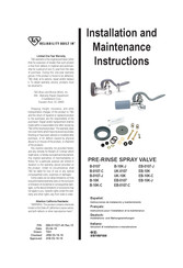 T&S EB-0107-C Instrucciones De Instalación Y Mantenimiento