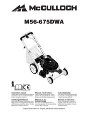 McCulloch M56-675DWA Manual De Las Instrucciones