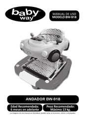 Baby way BW-918 Manual De Uso