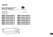 Toshiba MMD-UP0091BHP-E Manual De Instrucciones