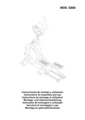 BH FITNESS G868 Instrucciones De Montaje Y Utilización