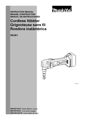 Makita XNJ01Z Manual De Instrucciones