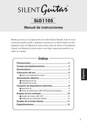 Yamaha SILENT Guitar SLG110S Manual De Instrucciones