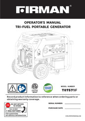 Firman T07571F Manual Del Operador