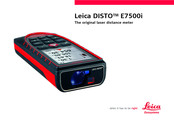 Leica Geosystems DISTO E7500i Manual De Instrucciones